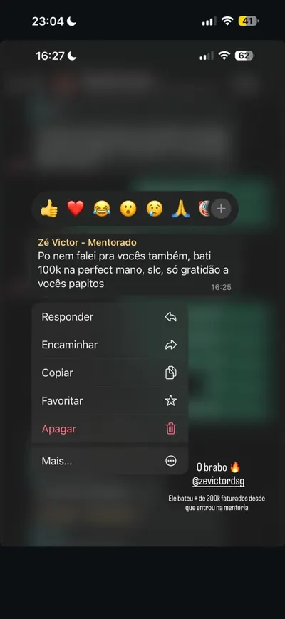 Print do Zé Victor